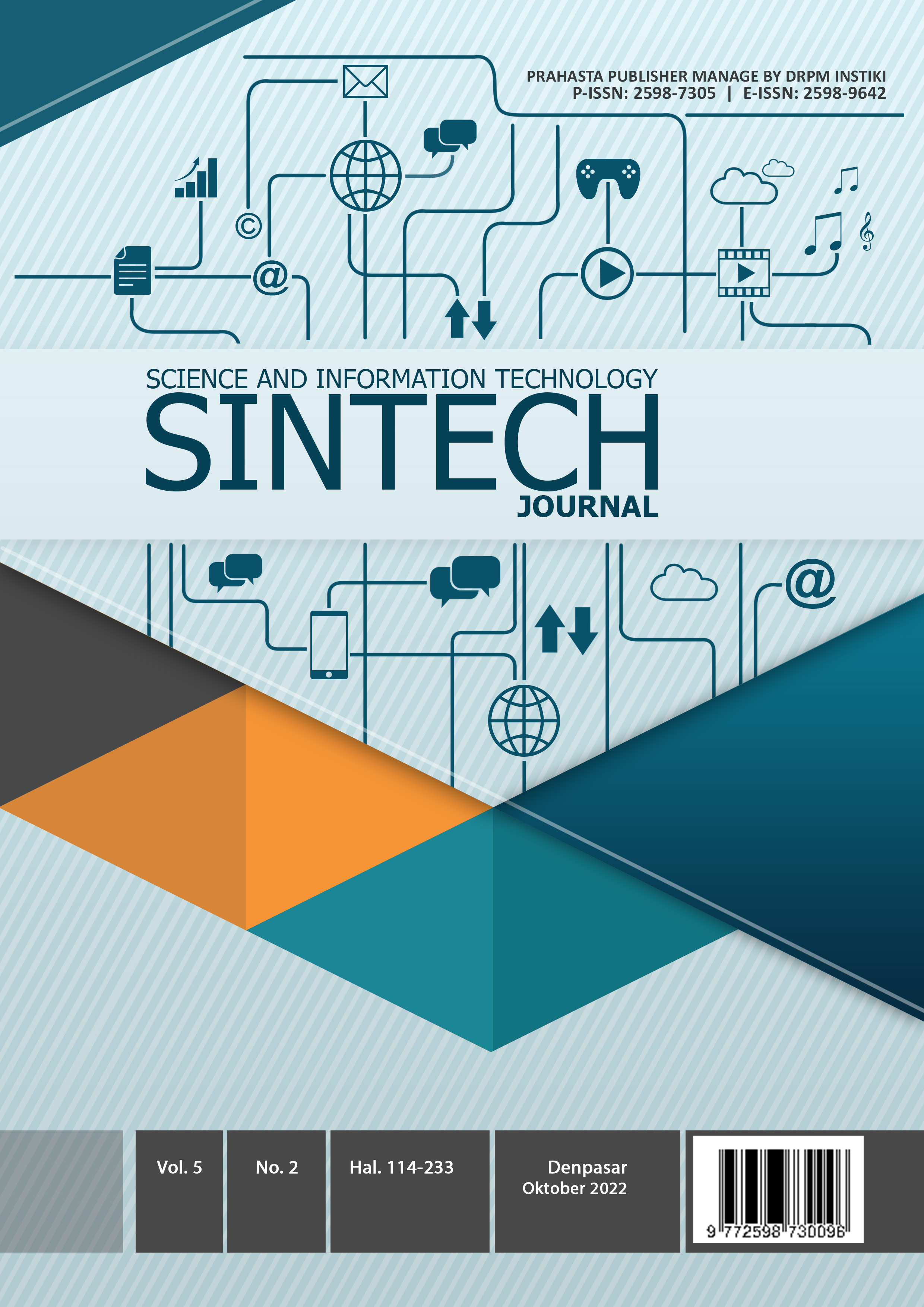 					View Vol. 5 No. 2 (2022): SINTECH Journal Edition Oktober 2022
				